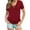 S - Wine Red, variant on Nlife Women Sleeveless Criss Cross V Neck Casual Tank Top Basic Summer Outfits