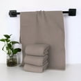 thumbnail image 7 of PiccoCasa 4PCS Cotton Soft Waffle Weave Kitchen Dish Towels Set 13"x 27" Brown, 7 of 7