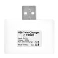 thumbnail image 4 of LYUMO Hub USB2.0 Male to 2-Port USB Twin Charger Splitter Adapter Converter Kit, USB Hub, Splitter Connector, 4 of 8