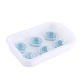 thumbnail image 1 of POINTERTECK Ice Tray Durable Non-Stick Solid White Silicone Ice Ball Mold for Beverage Kitchen Tool, 1 of 6