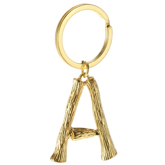 1pc Fashion Alphabet Key Ring English Letter Key Chain Creative Bag Pendant