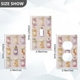 thumbnail image 7 of Yayeee Toggle Light Switch Wall Plate 1-Gang 4.5"x2.7" Home Decorative Outlet Cover, Purple Jam Jars, 7 of 7