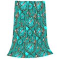 thumbnail image 2 of Balery Boho Dreamcatcher Manta de Felpa Suave y Acogedora – Cobija de Franela Aterciopelada para Cama, Lavable y Cálida para Sofá, Mascotas, Transpirable-40"x30", 2 of 7