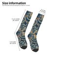 thumbnail image 2 of Balery Indian Paisley 2 Calcetines novedosos Calcetines deportivos Calcetines hasta la rodilla Calcetines de algodón Calcetines originales y geniales, 2 of 6