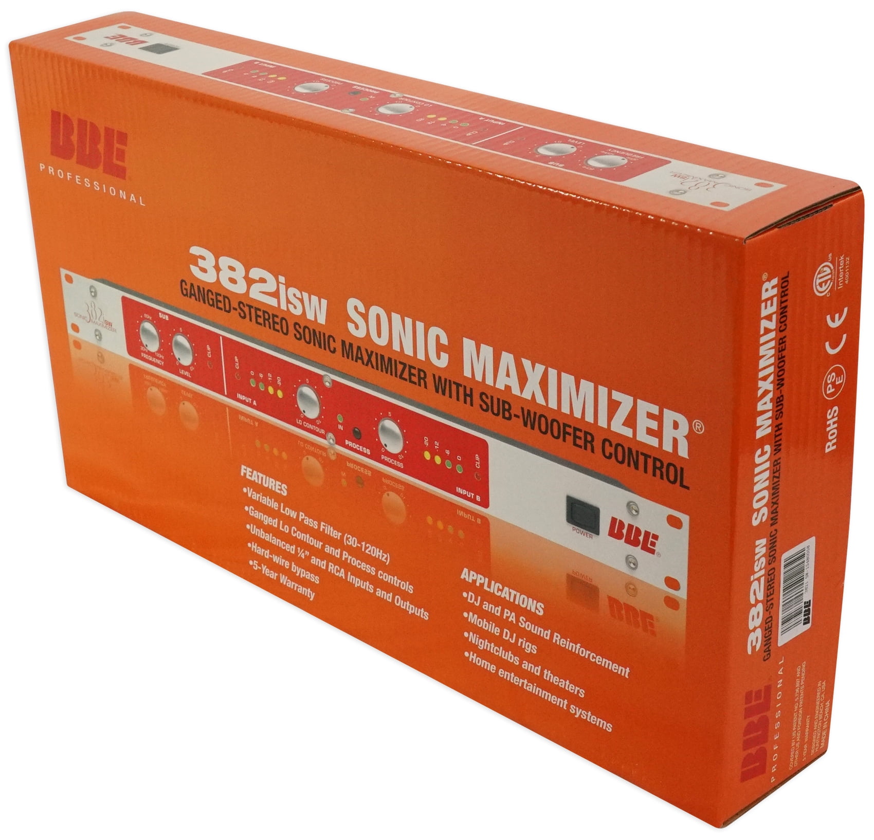 BBE Sound 382ISW 2 Channel Sonic Maximizer with Subwoofer