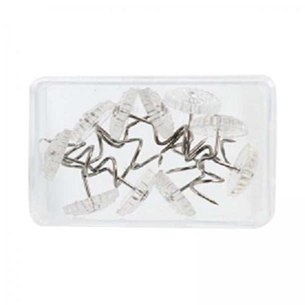5x 10x Pasadores Giratorios Acolchados Cabezales Transparentes Sujetadores de Cubierta Deslizante Pasadores de Revestimiento para 5 piezas