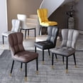 thumbnail image 2 of Sillas de Comedor Cocina,Asiento Suave Acolchado Cuero PU Moderno,  Patas Metal Resistentes, 2 of 2