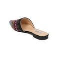 thumbnail image 3 of Women Pointy Toe Slide - Mixed Pattern Mule - Sequinned Slip On Sandal - GK05 By Cape Robbin, 3 of 6