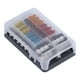 thumbnail image 4 of Bloque de fusibles, bloque de fusibles marino Panel de fusibles a prueba de agua con indicador LED para automóviles para marinos para vehículos recreativos para automóviles para barcos Unbranded 1618210292611, 4 of 8
