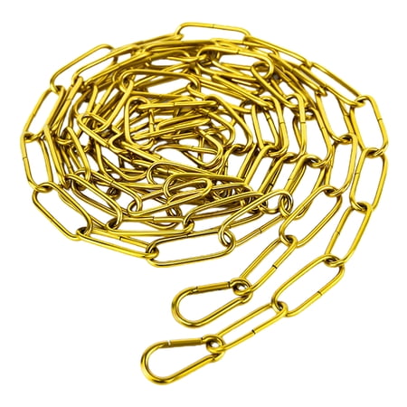 NUOLUX  Chain Link Metal Coil Pot Clothesline Clothesline Outdoor Planter Hanging Flag Extension Spring Flower Feeder Bird