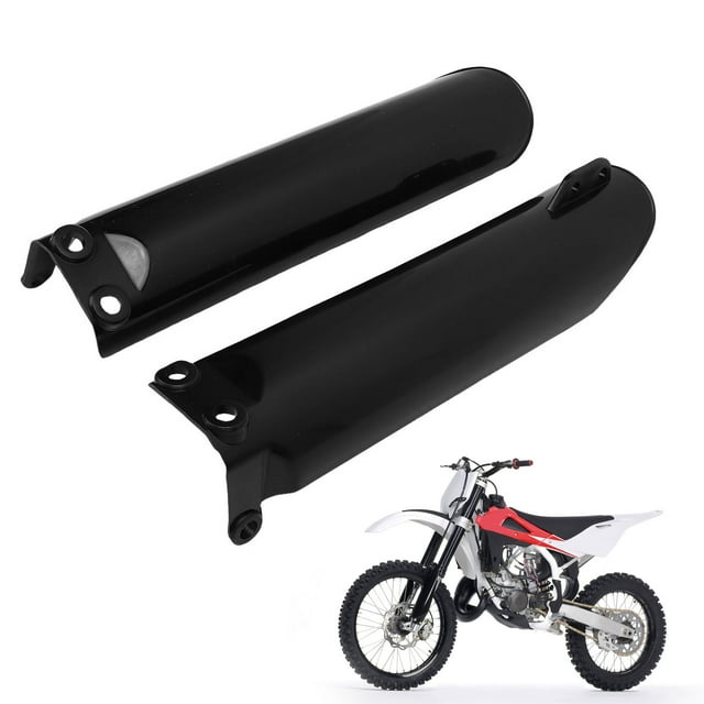 Fork Front Fork Guard Black Motorcycle Fork Guard Shock Absorber Protector Replacement for CR125 CR250 CR500 CRF250R CRF250X CRF450R