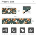 thumbnail image 3 of Yayeee Faucet Mat for Kitchen Sink 14.7" Diatomite Long Splash Guard Pad, Blue Floral Oranges, 3 of 7