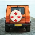 thumbnail image 2 of Daiia Happy Canada Day Tire Covers , Travel Trailer Camper Truck SUV Motorhome Waterproof Wheel Cover, Sun Rain Snow Protector-16 inch, 2 of 9