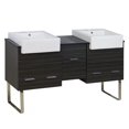 thumbnail image 1 of Imaginations Américaines 59,5 pouces W Vanity Set  Gris, 1 of 1
