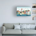 thumbnail image 4 of Canvas Wall Art - Ray Heere 'Paper Art Coastal Scene 13' Wall Art for Living Room, Bedroom, or Office Décor by Trademark Fine Art - 32 x 22 Inches, 4 of 4