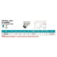 thumbnail image 2 of STAINLESS TEE RAIL LH 7/8" 60 DEG, 316 SS, BOAT HARDWARE, BIMINI HARDWARE, 2 of 2