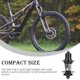 thumbnail image 5 of Eigraketly Cubo de cojinete Acabado Orificios de 28H Instalación práctica Eje de rueda Superficie lisa Tamaño compacto Ejes de rodillos Palanca Herramientas y ferretería 32H Negro, 5 of 6
