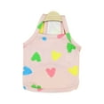 thumbnail image 1 of Soft Cotton Pet Vest - Square Neck with Heart Pattern - Summer Puppy Dog Sleeveless Shirt, 1 of 8