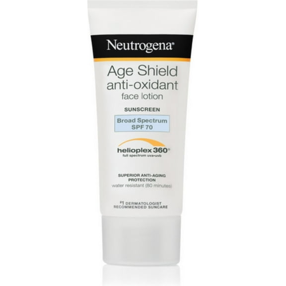 Neutrogena Age Shield Face Sunscreen SPF 70 3 oz (Pack of 6)