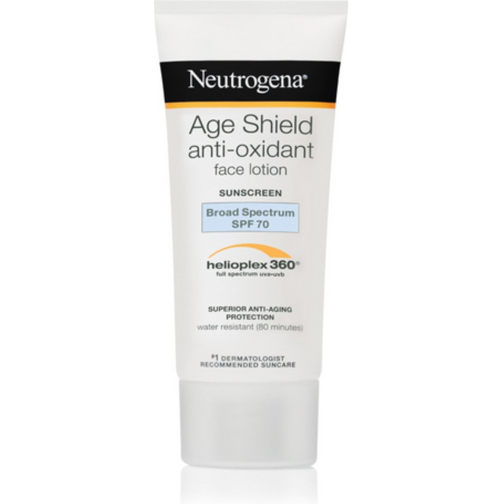 Neutrogena Age Shield Face Sunscreen SPF 70 3 oz (Pack of 6)