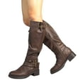 thumbnail image 3 of Dream Pairs Women's Warm Lined Knee High Riding Boots Wide Boots For Women, 3 of 4