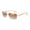 Dark black tea, variant on New Style Square Frameless Sunglasses with Spring Hinges and UV400 Protection for Enhanced Visual Clarity