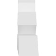 thumbnail image 3 of 72"W x 12"H x 4"D x 4"F, 4/12 Pitch, Richland Architectural Grade PVC Gable Bracket, 3 of 8