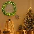 thumbnail image 4 of Bootesun 4FT Christmas Mirror Garland with Light, Artificial Norfolk Pine Cypress Garland, Realistic Norfolk Pine Christmas Decoration for Xmas Mirror Fireplace Mantle Wall Table Stairs Indoor Decors, 4 of 6