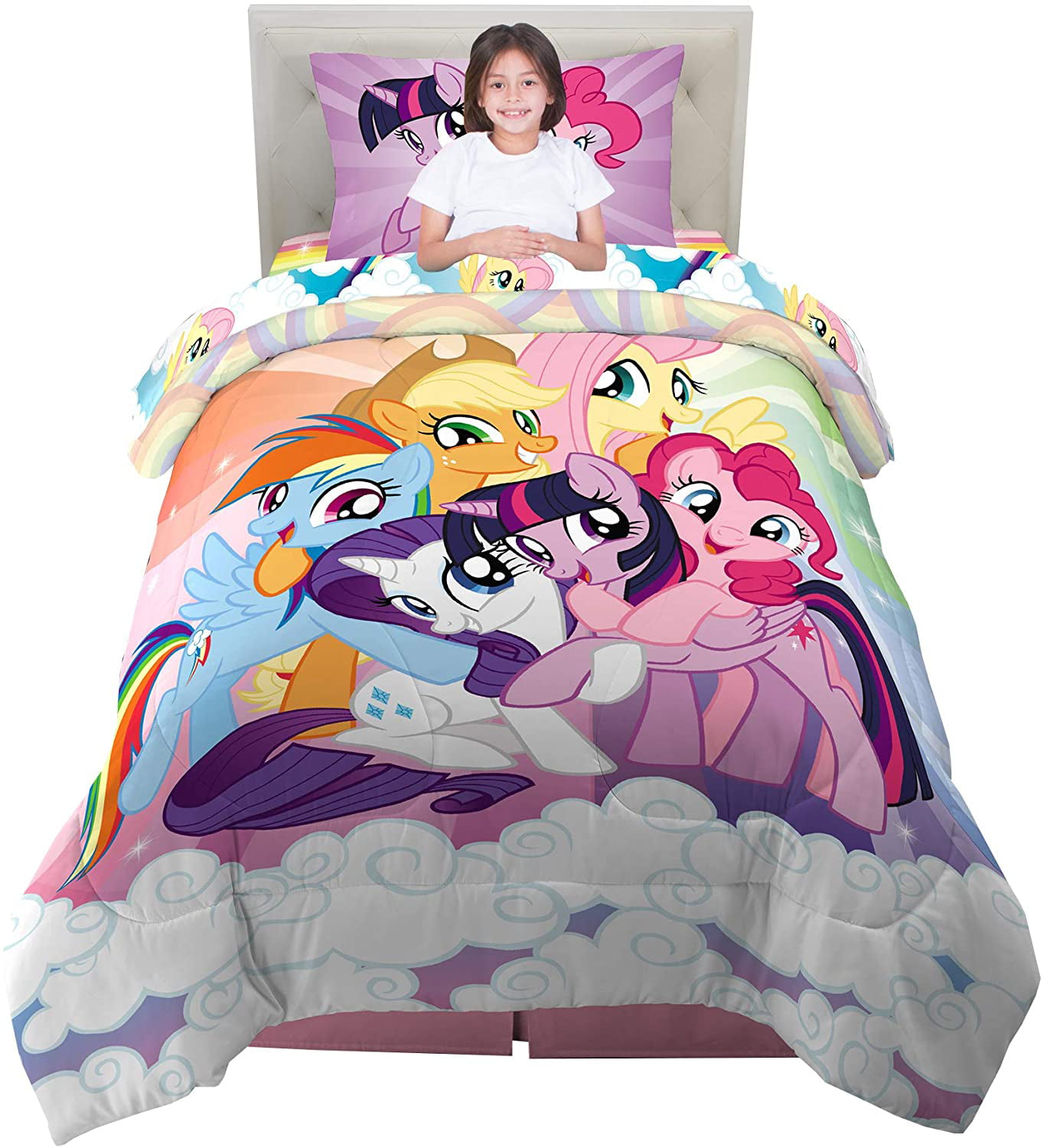 Franco Kids Bedding Super Soft Comforter and Sheet Set 4 Piece Twin Size WWE 