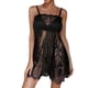 thumbnail image 1 of Gibobby Conjunto Lencería Tanga Y Bralette Conjunto de sujetadores sexy súper push-up para mujer, lencería transparente, brasier de encaje y bragas a juego para mujer(Negro, G), 1 of 5