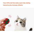 thumbnail image 3 of 3 uds juguete de gato colorido de peluche divertido interactivo Bell Bouncy Ball (Navidad), 3 of 4