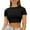 Z1 Black, variant on HCYSFG Womens "HAITI" Letter Print Crop Top Casual Crew Neck Short Sleeve Tee Cultural Pride Graphic Top Trendy Summer Streetwear
