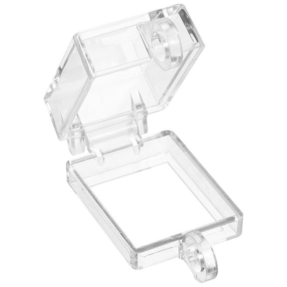 NIAIZEK Plastic Emergency Button Cover Protector with Rectangular -up Lid to Prevent Accidental Pressing