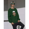 thumbnail image 2 of Toon Style Glass W Beverage Sweatshirt Men -Image by Shutterstock, Male x-Large, 2 of 4