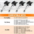 thumbnail image 2 of Trailer TPMS Sensor 13545366 86803857 for GMC Sierra 1500 2019-2025, RV Camper Utility & More Monitor | 433MHz, 4-Pack, 2 of 7