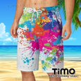 thumbnail image 1 of Pantalones cortos deportivos de verano para hombre, Shorts esenciales de viaje de playa hawaiana, informales de gran tamaño, cómodos, de secado rápido, ropa para hombre Fivean unisex, 1 of 2