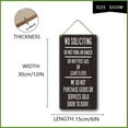 thumbnail image 2 of 6x12 IN No Soliciting Front Door Sign,Rustic Wood Farmhouse Porch Decor for Home Wall Decor,Vintage Outdoor Porch Garden Decor,Funny Hanging Wooden Plaque Decoration, 2 of 6