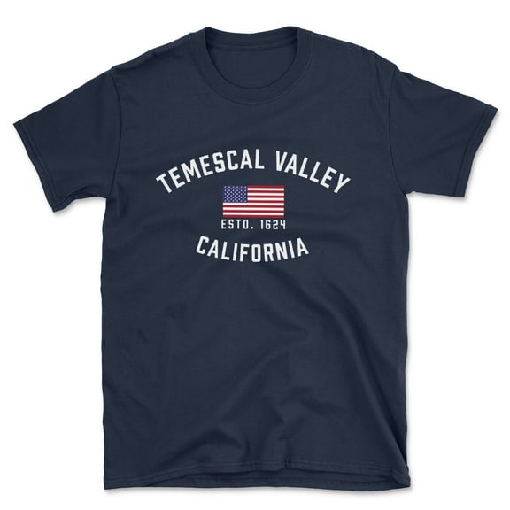 Temescal Valley California Patriot Men's Cotton T-Shirt