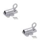 thumbnail image 2 of Scienceny Hot Xd-Aluminium Legering Beveiliging Automatische Venster Gate Lock Voorjaar Bounce Deur Klink Black Silver Type2 NO2 Scienceny CBP138056, 2 of 6