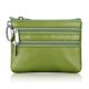 thumbnail image 2 of Monedero de cuero para mujer y hombre, tarjetero, cartera de mano con doble cremallera, bolso de cambio pequeño, 2 of 5