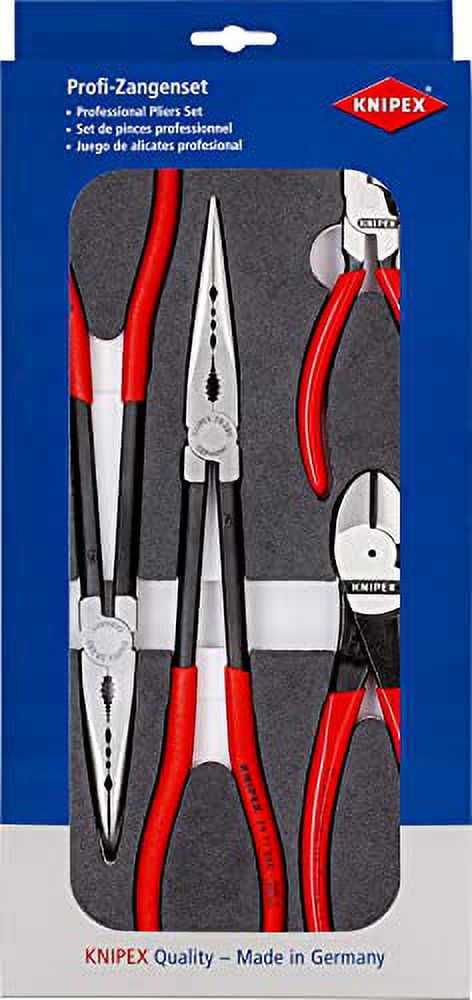 Knipex Automotive Pliers Set in Foam Tray, 4 Pieces