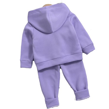 

Casual Hooded Long Sleeve Mauve Purple Baby Sets (Baby s)