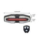 thumbnail image 3 of Faro trasero de bicicleta | Interruptor LED de control remoto inalámbrico | Lámpara de alarma de seguridad trasera impermeable para ciclismo | Recargable de alto brillo | Incluye 1 luz trasera 1, 3 of 9