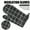 Black grid, variant on EIMELI Single Oven Gloves Kitchen Cooking Pot Holder Thick Heat Resistant Mitt Mittens