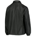 thumbnail image 4 of Men's Black Cincinnati Bengals Coaches Classic Raglan Full-Snap Windbreaker Jacket, 4 of 4