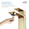 thumbnail image 5 of Kibi Mirage Single Handle Bathroom Vanity Sink Faucet, 5 of 5