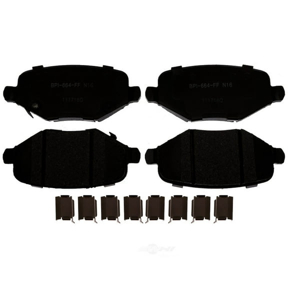 Raybestos MGD1719CH Reliant Brake Pad Set, 1 Pack Fits select: 2012-2016 CHRYSLER TOWN & COUNTRY, 2012-2016 DODGE GRAND CARAVAN