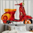 thumbnail image 2 of Orinice Scooter Tapestry Wall Hanging Unique Style Graphic Art for Living Room Bedroom Apartment Farmhouse Dorm 40x30inch, 2 of 6