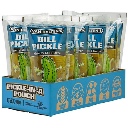 Van Holtens Large Heartly Dill Pickle, 12 Count