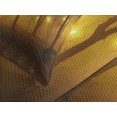 thumbnail image 4 of Ambesonne Fall Quilted Bedspread Set 3 Pcs, Foggy Evening in the Park, Queen Size, Marigold Caramel, 4 of 5
